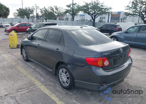 2009 Toyota Corolla S z USA, uszkodzony, nr VIN 1NXBU40E49Z003971